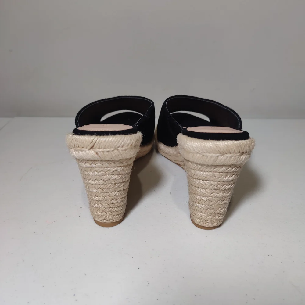 Stuart Weitzman Black Wedges - Picture 5 of 9